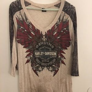 Harley Davidson Lace Sleeve